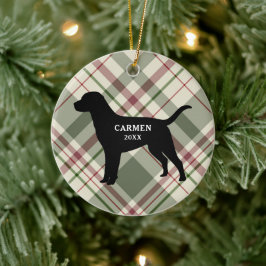 Labrador Recuperador Jugó Ornamento De Navidad