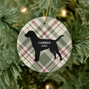 Labrador Recuperador Jugó Ornamento De Navidad