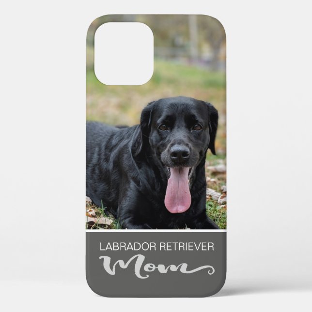 Labrador Recuperador Mamá Añade Tu Funda De Fotogr (Reverso )