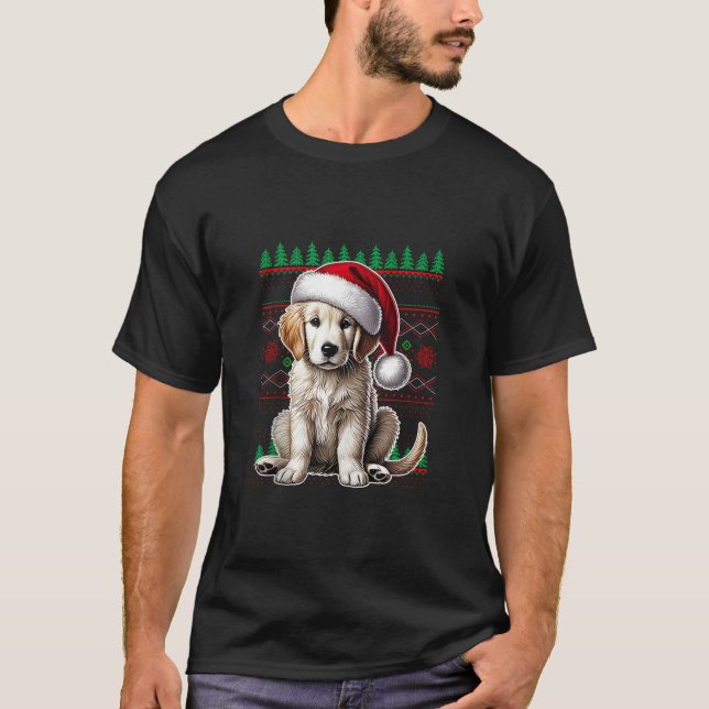 Labrador Recuperador Navidades Feo Sweater Funny D (Anverso)