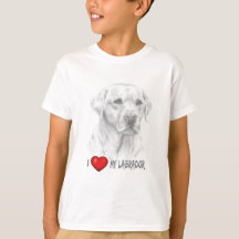 Labrador Recuperador Niños Camiseta
