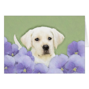 Labrador Recuperador Pintura de Cachorro Original