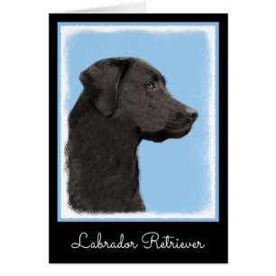 Labrador recuperador pintura negra original de per