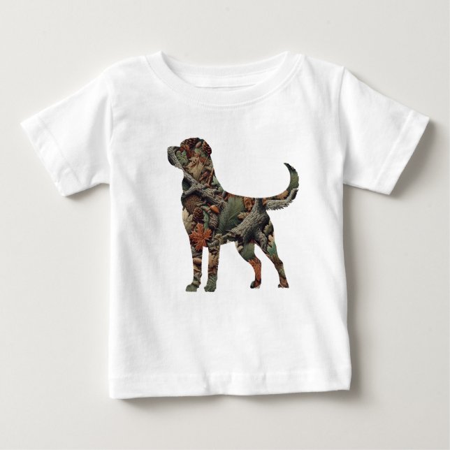 Labrador recuperar camiseta bebé (Anverso)