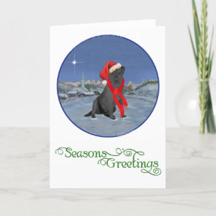 Labrador Retriever Negro Navidad