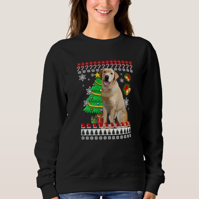 Labrador Ugly Christmas Ugly Christmas Sweater Lad (Anverso)