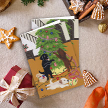 Labradores de árboles de Navidad