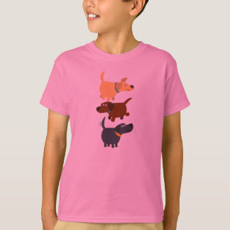 Labradores Personalizados en 3 camisetas de niños 