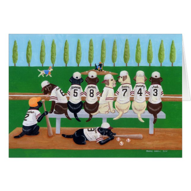 Labradors del equipo de béisbol (Anverso (Horizontal))