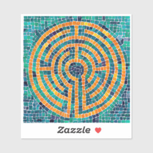 LABYRINTH II 4x4 Pegatina vinílico