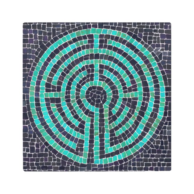 LABYRINTH III 12x12 arte mural Metalizado (Anverso)