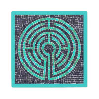 LABYRINTH III 12x12 arte mural Metalizado - Turque