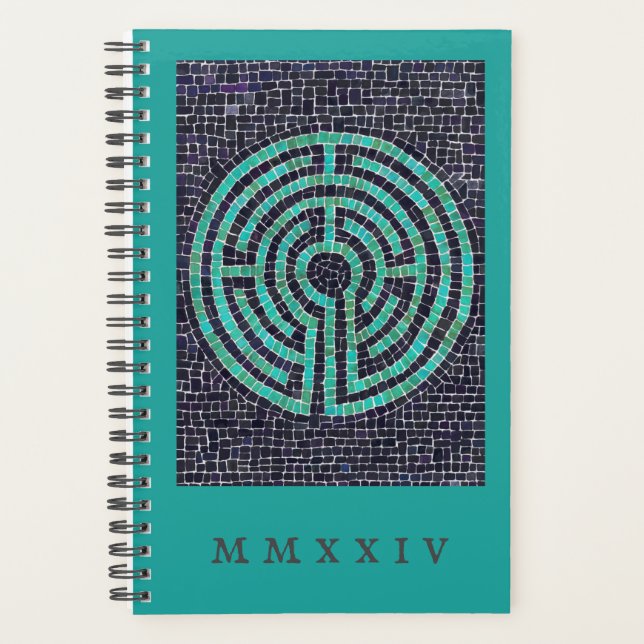 LABYRINTH III 5.5x8.5 Planificador + Texto / Turqu (Anverso)