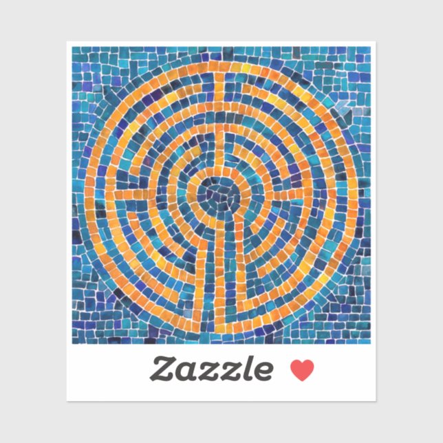 LABYRINTH IV 3x3 Pegatina de vinilo (Hoja)