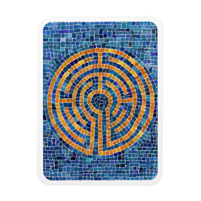 LABYRINTH IV 3x4 Imán flexible - Blanco (Vertical)