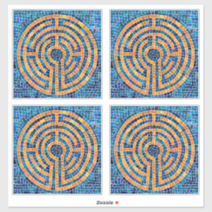 LABYRINTH IV Pegatina de vinilo de 14" (4 pequeñas