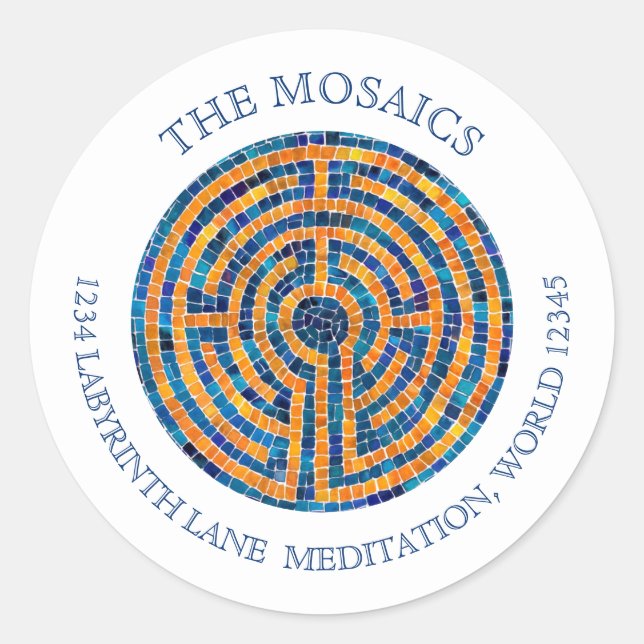 LABYRINTH IV Pequeños Sellos para sobres de direcc (Anverso)