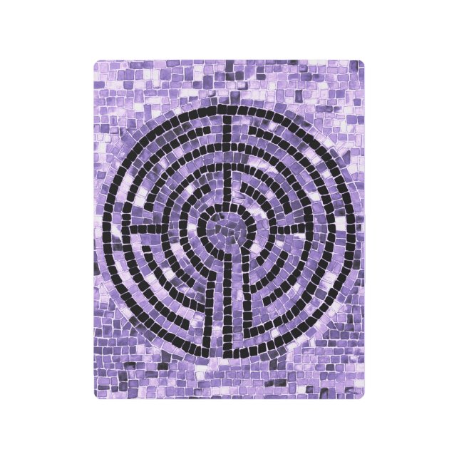 LABYRINTH VI 8x10 Arte mural Metalizado (Anverso)