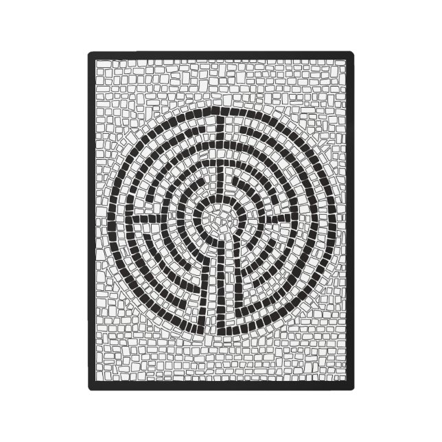 LABYRINTH VII 11x14 arte de pared Metalizado - Neg (Anverso)