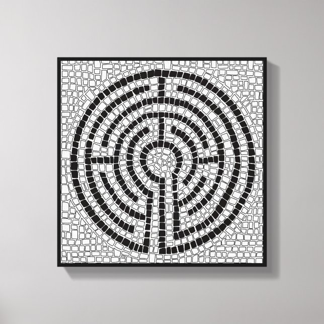 LABYRINTH VII 12x12 Lienzo envuelto (1,5" Profundi (Anverso)