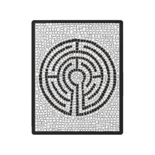 LABYRINTH VII 8x10 Arte de pared Metalizado - Negr