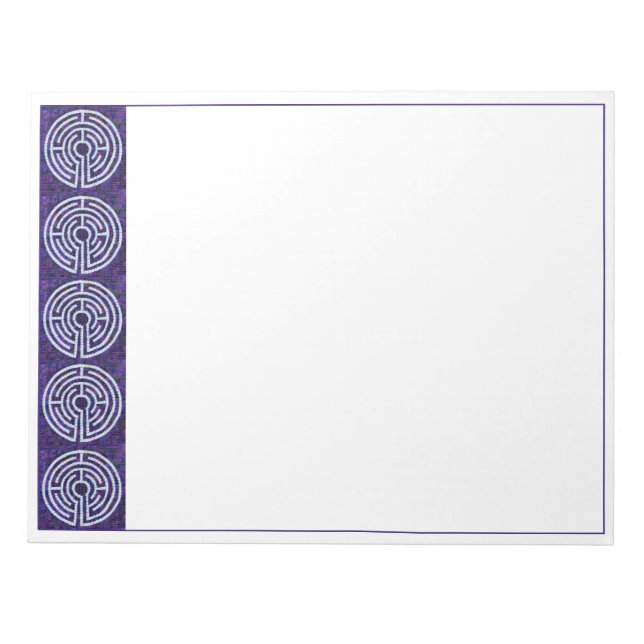 LABYRINTH VIII 11x8.5 Bloc de notas (Frente)