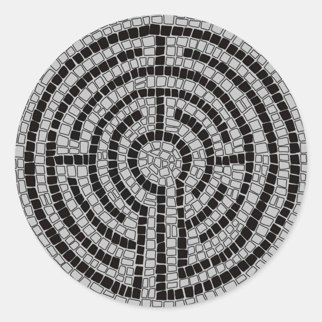 LABYRINTH XVII Grandes Pegatinas Redondos (Anverso)