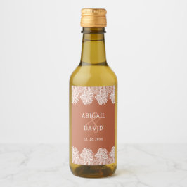 Lace blanco en el Boda de Terracota Mini