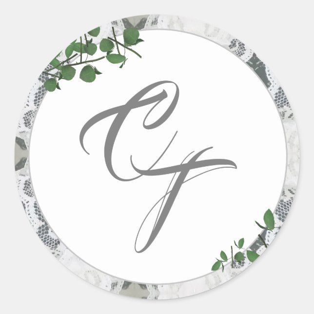 Lace blanco y Rosa deja Pegatina (Anverso)