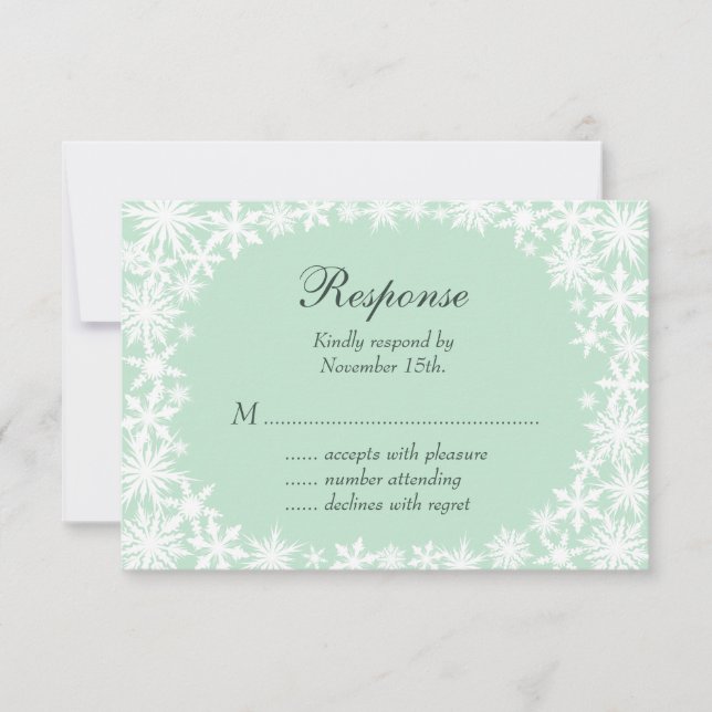 Lace de invierno en Mint RSVP (Anverso)