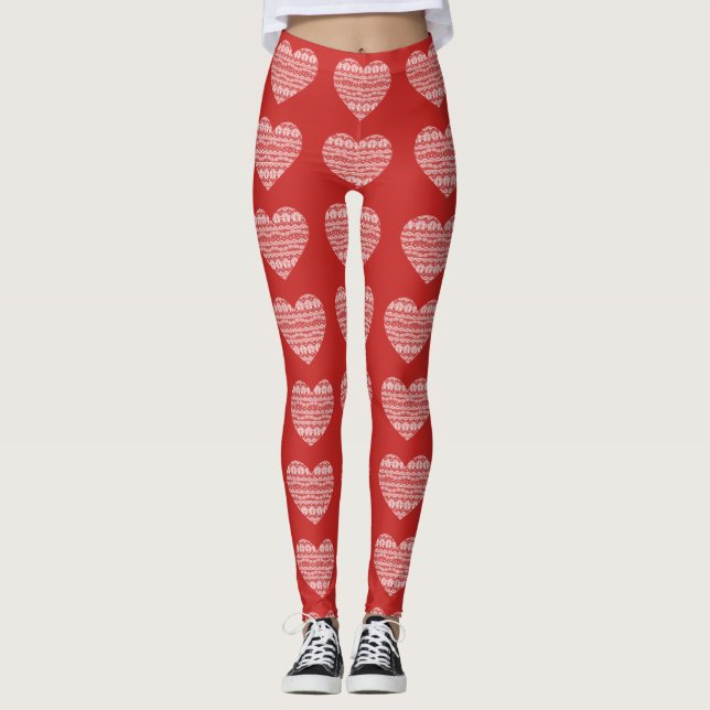 Lace Heart Leggings (Anverso)