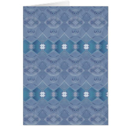 Lace irlandés - Tarjeta de saludo azul Wedgewood