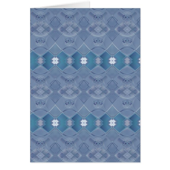 Lace irlandés - Tarjeta de saludo azul Wedgewood (Frente)