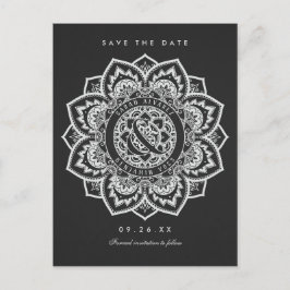 Lace Mandala Guardar las postales del Boda de fech