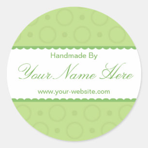 Lace Verde Hecho A Mano Por Pegatinas Personalizad