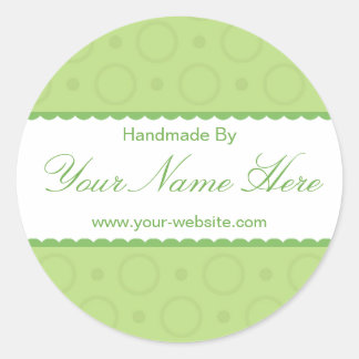 Lace Verde Hecho A Mano Por Pegatinas Personalizad