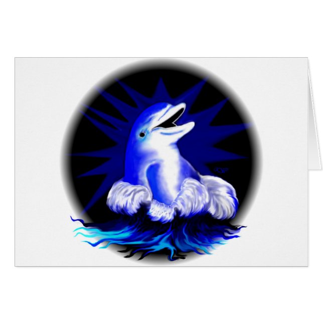 Lachender Delfin (Anverso (Horizontal))