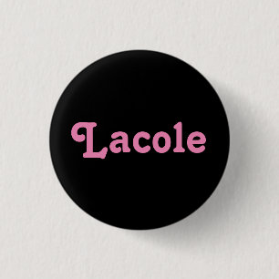 Lacole botón