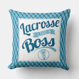 Lacrosse Como Un Cojín decorativo Azul Bosco