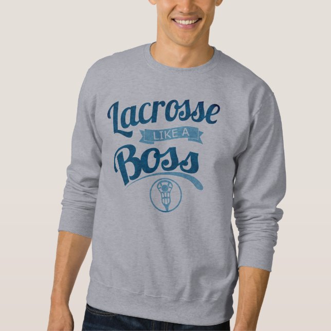 Lacrosse Como Una Sudadera Jefe (Anverso)