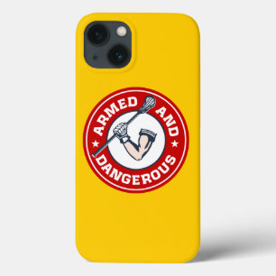 Lacrosse funda de iPhone 6 armado y peligroso