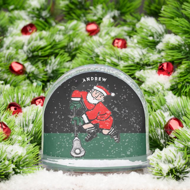 Lacrosse Holiday Gift Snow Globe (Navidad)