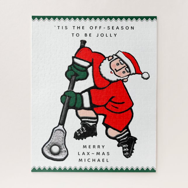 Lacrosse Holiday Regalos Jigsaw Puzzle (Vertical)