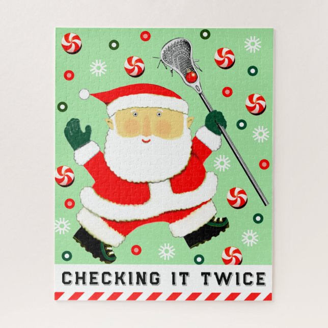 Lacrosse Holiday Regalos Jigsaw Puzzle (Vertical)