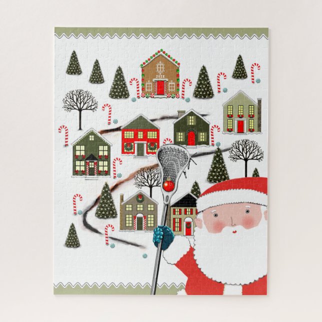 Lacrosse Holiday Regalos Jigsaw Puzzle (Vertical)