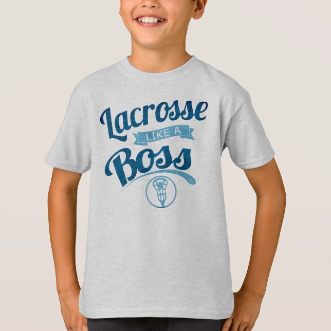 Lacrosse infantil como camiseta de Hanes (Anverso)