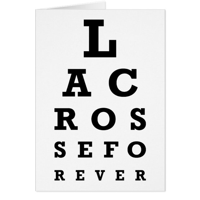 LaCrosse para siempre (Frente)