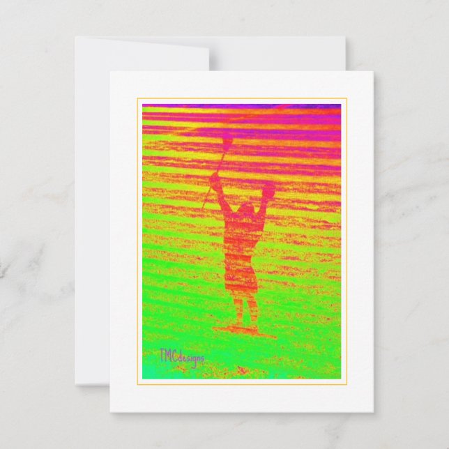 Lacrosse Player Colorful Sports Coach Team Fun (Anverso)