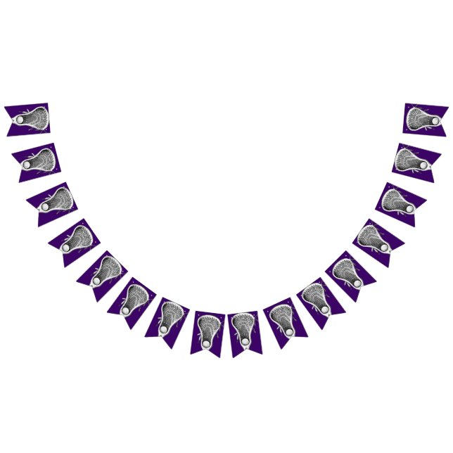 Lacrosse Purple Deportes Banderas (Todo)