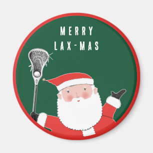 Lacrosse Rellenos de Calcetín de Navidad Imán